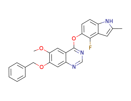 7-(benzyloxy)-4-(4-fluoro-2-methyl-1H-indol-5-yloxy)-6-methoxyquinazoline